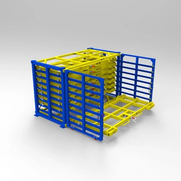 8 Level Sheet Metal Rack